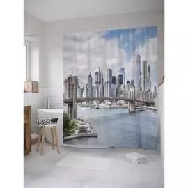 Шторка-занавеска для ванной JOYARTY