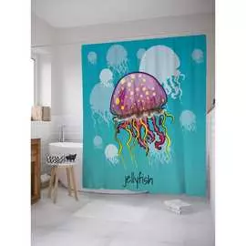 Шторка-занавеска для ванной JOYARTY