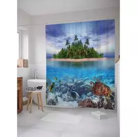 Шторка-занавеска для ванной JOYARTY