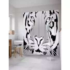 Шторка-занавеска для ванной JOYARTY