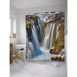 Шторка-занавеска для ванной JOYARTY