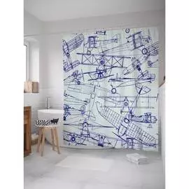 Шторка-занавеска для ванной JOYARTY