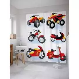 Шторка-занавеска для ванной JOYARTY