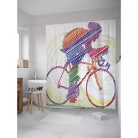 Шторка-занавеска для ванной JOYARTY