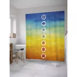 Шторка-занавеска для ванной JOYARTY