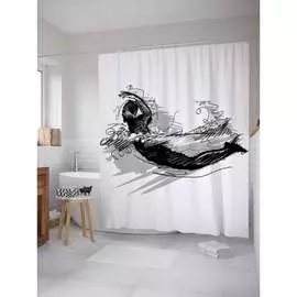 Шторка-занавеска для ванной JOYARTY