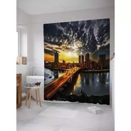 Шторка-занавеска для ванной JOYARTY