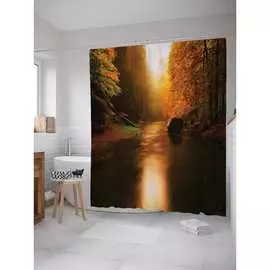 Шторка-занавеска для ванной JOYARTY