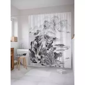 Шторка-занавеска для ванной JOYARTY