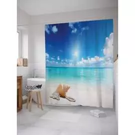 Шторка-занавеска для ванной JOYARTY