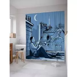 Шторка-занавеска для ванной JOYARTY