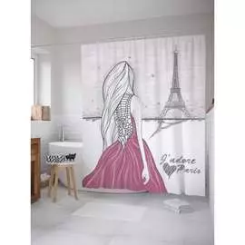 Шторка-занавеска для ванной JOYARTY