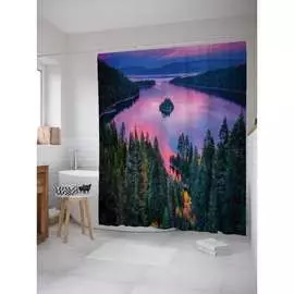 Шторка-занавеска для ванной JOYARTY