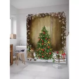 Шторка-занавеска для ванной JOYARTY