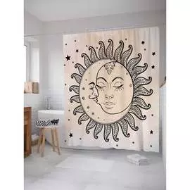 Шторка-занавеска для ванной JOYARTY