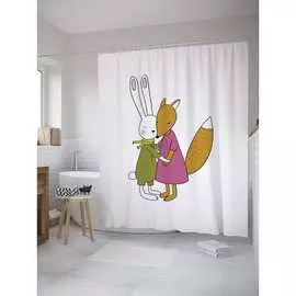 Шторка-занавеска для ванной JOYARTY