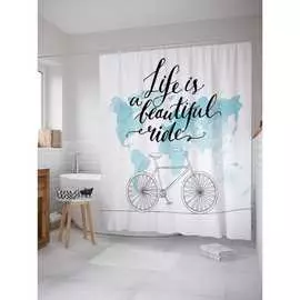 Шторка-занавеска для ванной JOYARTY