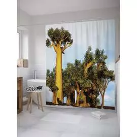 Шторка-занавеска для ванной JOYARTY