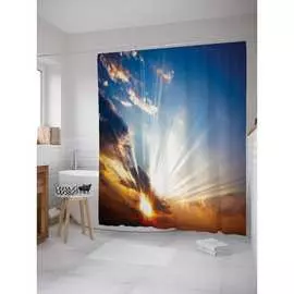 Шторка-занавеска для ванной JOYARTY