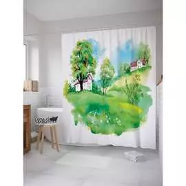 Шторка-занавеска для ванной JOYARTY