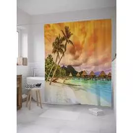 Шторка-занавеска для ванной JOYARTY