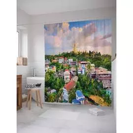 Шторка-занавеска для ванной JOYARTY