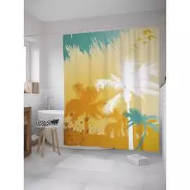 Шторка-занавеска для ванной JOYARTY