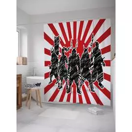 Шторка-занавеска для ванной JOYARTY