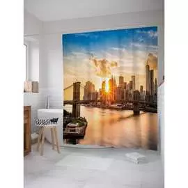 Шторка-занавеска для ванной JOYARTY