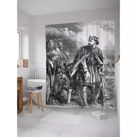 Шторка-занавеска для ванной JOYARTY