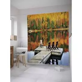 Шторка-занавеска для ванной JOYARTY