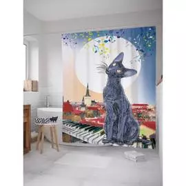 Шторка-занавеска для ванной JOYARTY