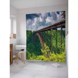 Шторка-занавеска для ванной JOYARTY