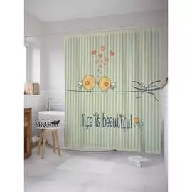 Шторка-занавеска для ванной JOYARTY