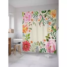 Шторка-занавеска для ванной JOYARTY