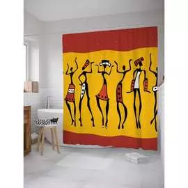 Шторка-занавеска для ванной JOYARTY