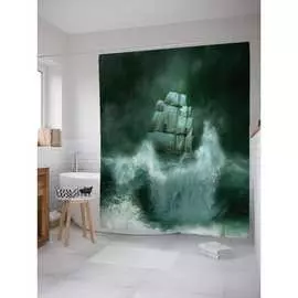 Шторка-занавеска для ванной JOYARTY