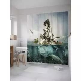 Шторка-занавеска для ванной JOYARTY