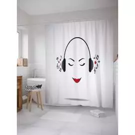 Шторка-занавеска для ванной JOYARTY