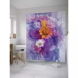 Шторка-занавеска для ванной JOYARTY