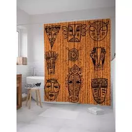 Шторка-занавеска для ванной JOYARTY