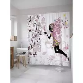 Шторка-занавеска для ванной JOYARTY