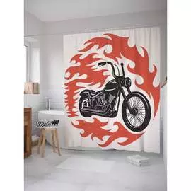 Шторка-занавеска для ванной JOYARTY