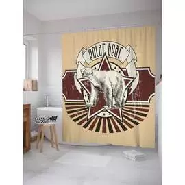 Шторка-занавеска для ванной JOYARTY