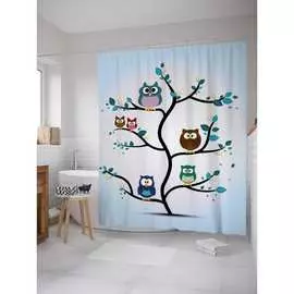 Шторка-занавеска для ванной JOYARTY