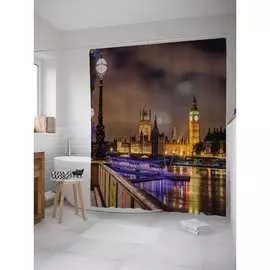 Шторка-занавеска для ванной JOYARTY