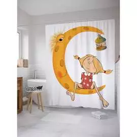 Шторка-занавеска для ванной JOYARTY