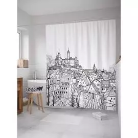 Шторка-занавеска для ванной JOYARTY