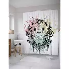 Шторка-занавеска для ванной JOYARTY