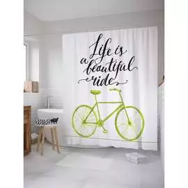 Шторка-занавеска для ванной JOYARTY